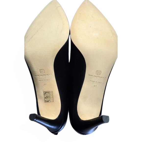 Bruno Magli Telma Pump | Black Leather | Size 10.5 | NEW | Classic Heel - Picture 7 of 10